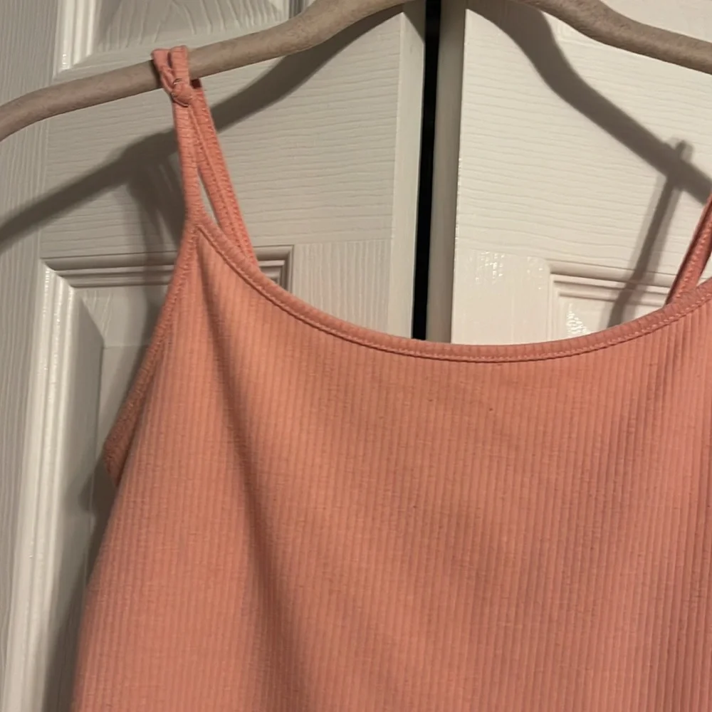 American eagle sleeveless tank crop top in pink size small - Picture 2 of 6